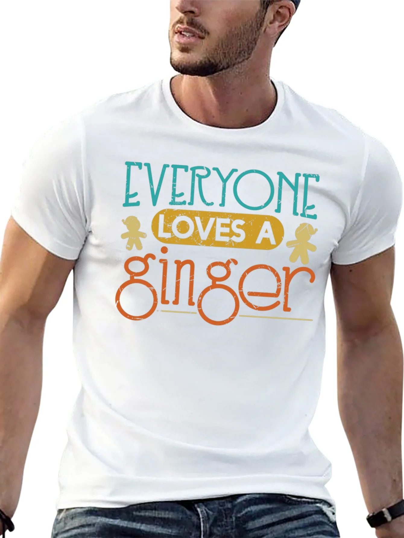 Camiseta Negra Everyone Loves a Ginger