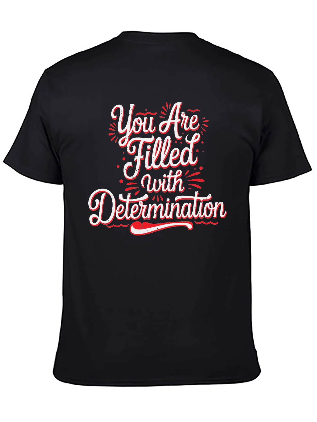 Rebbecca Determined Graphic Tee - Inspirational Motivation Shirt