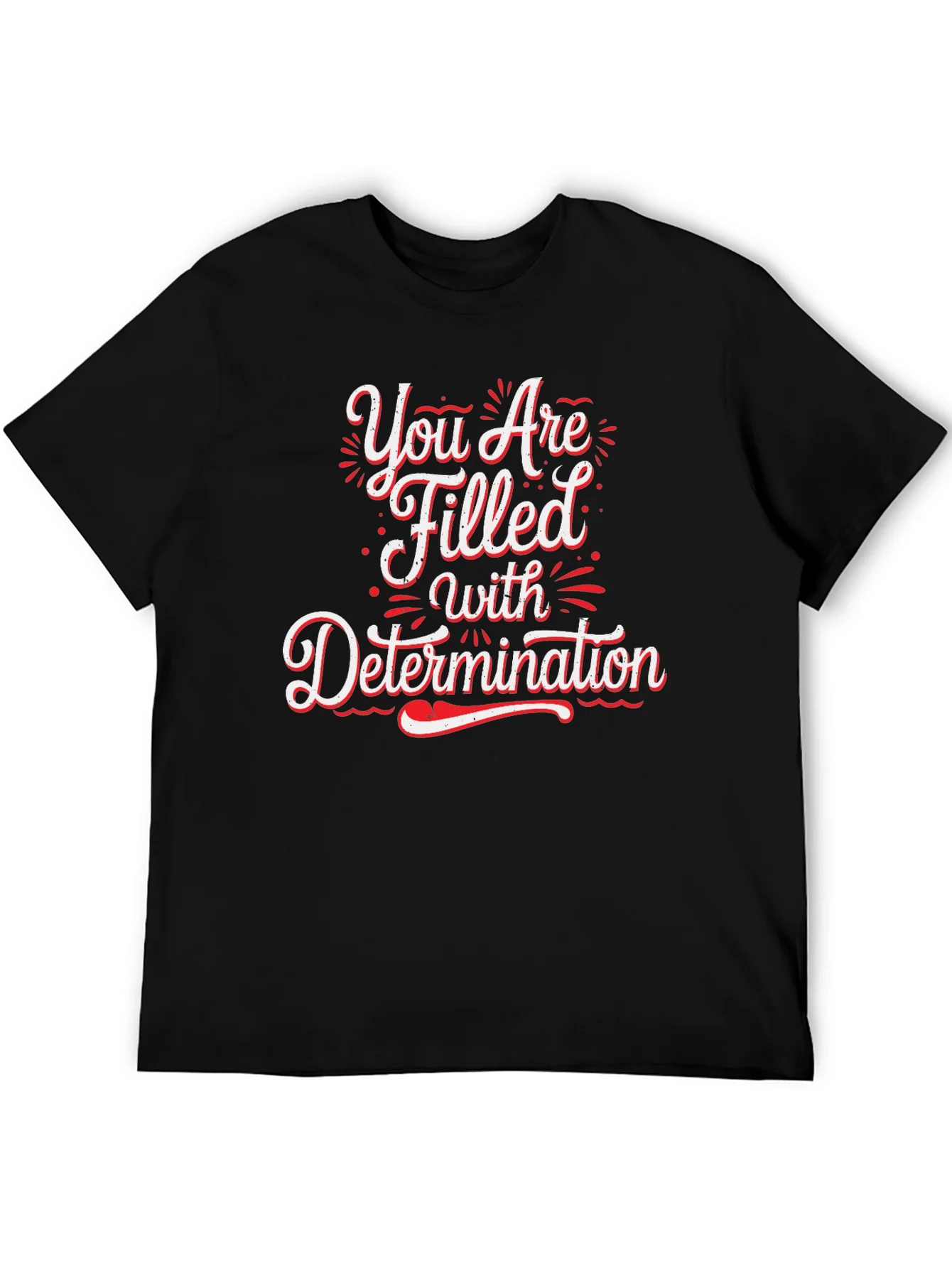 Rebbecca Determined Graphic Tee - Inspirational Motivation Shirt