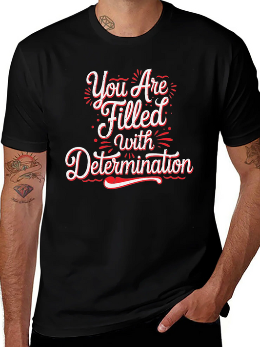 Rebbecca Determined Graphic Tee - Inspirational Motivation Shirt