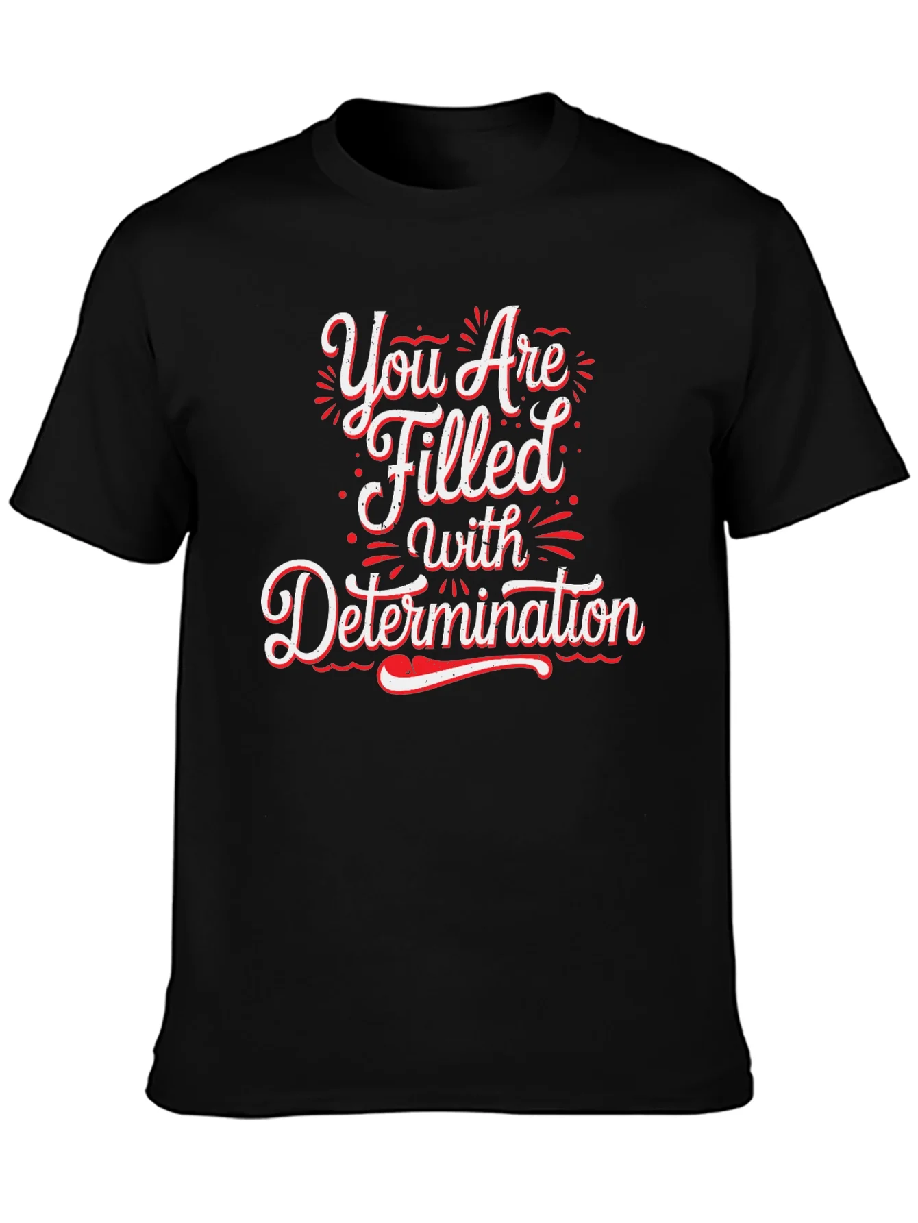 Rebbecca Determined Graphic Tee - Inspirational Motivation Shirt