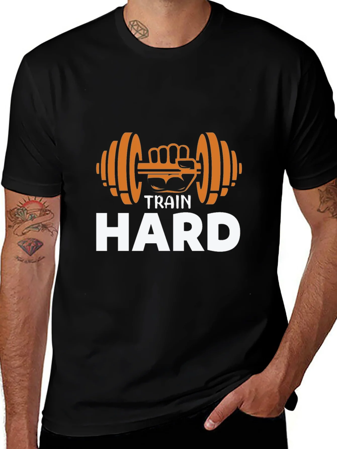 Camiseta Negra Deportiva: Entrena Duro con Estilo