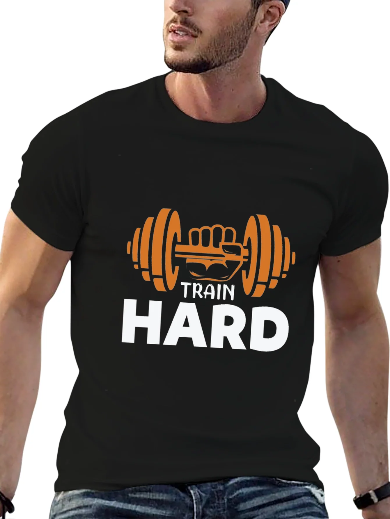Camiseta Negra Deportiva: Entrena Duro con Estilo