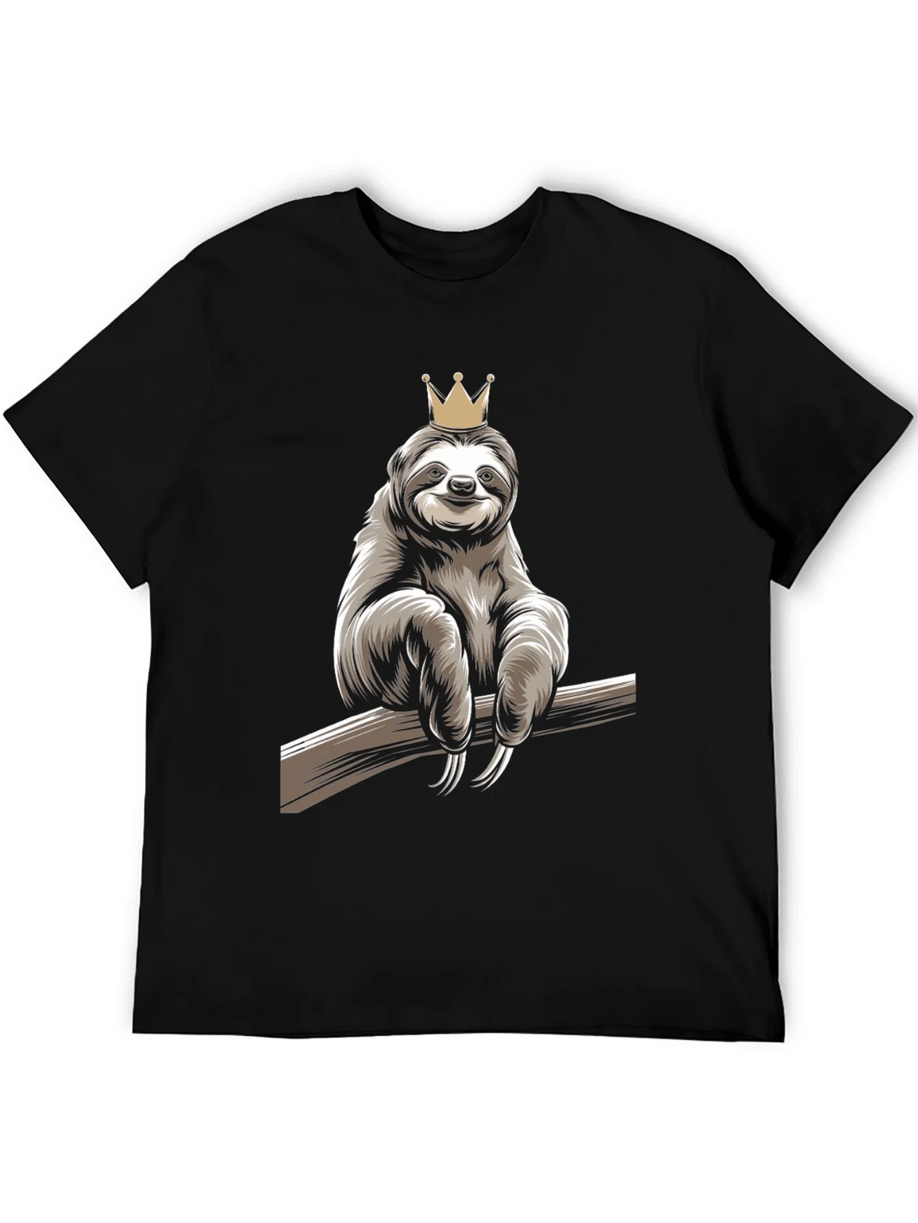 Rebbecca Sloth King Graphic T-Shirt - Relaxed Casual Wear