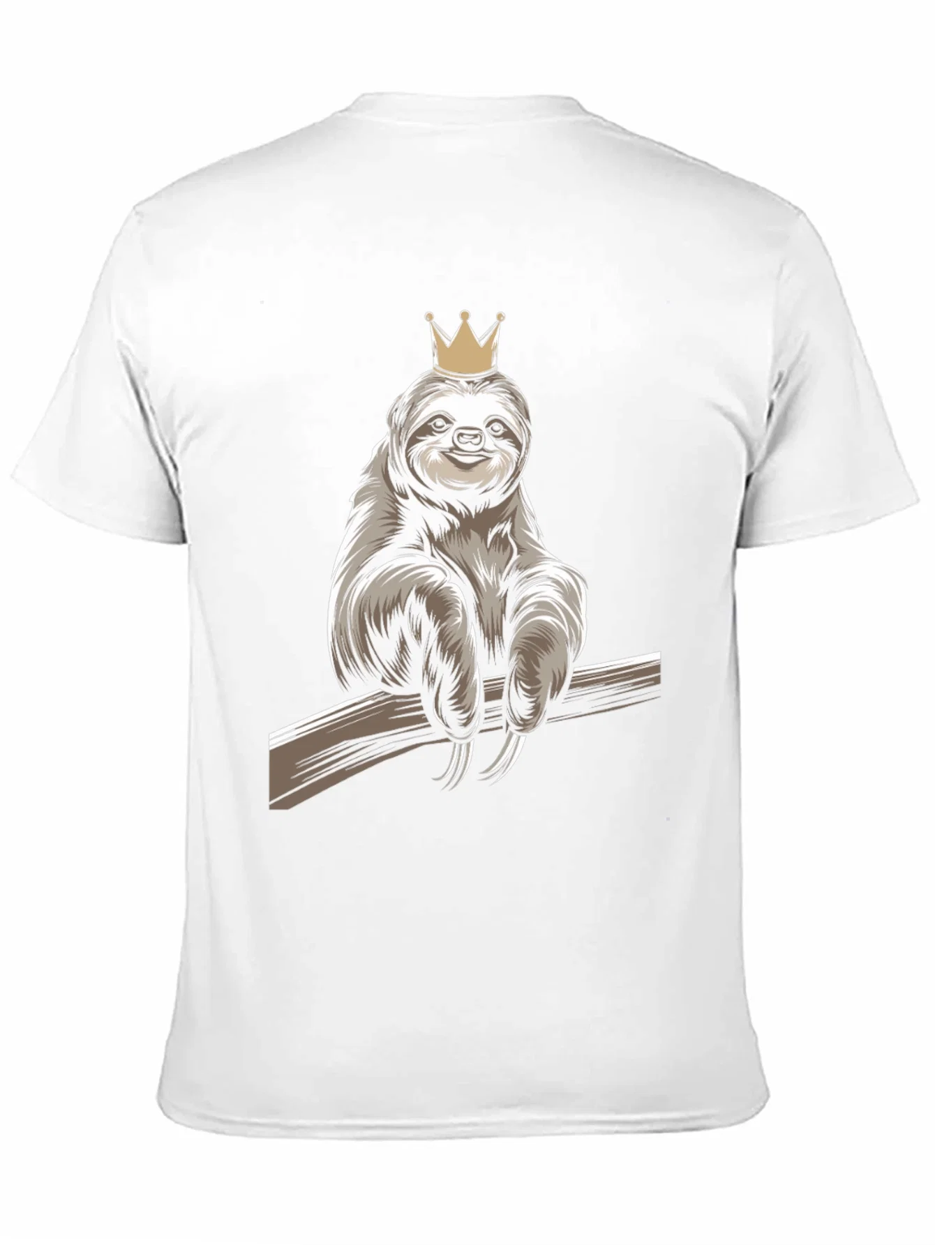 Rebbecca Sloth King Graphic T-Shirt - Relaxed Casual Wear