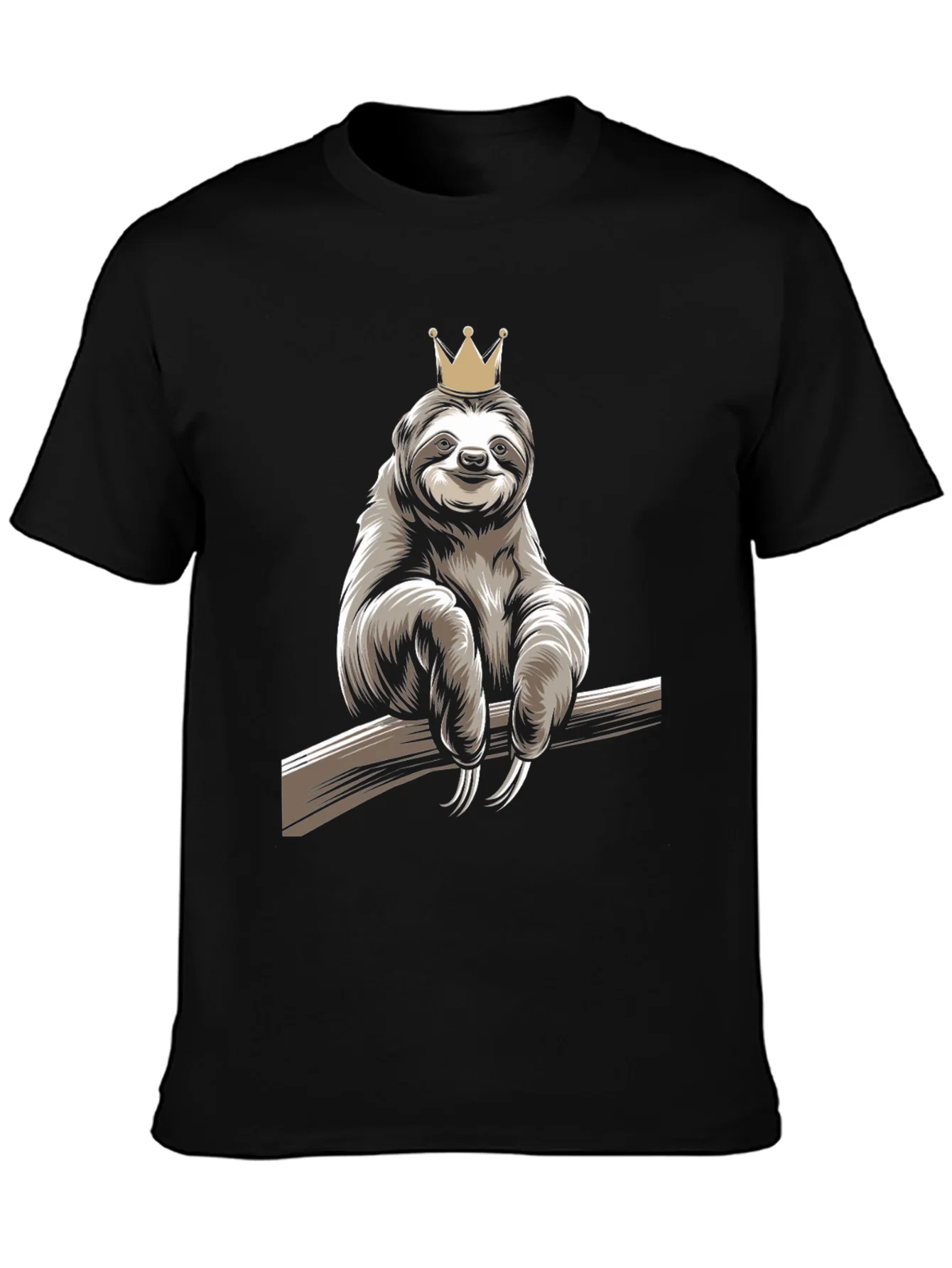 Rebbecca Sloth King Graphic T-Shirt - Relaxed Casual Wear