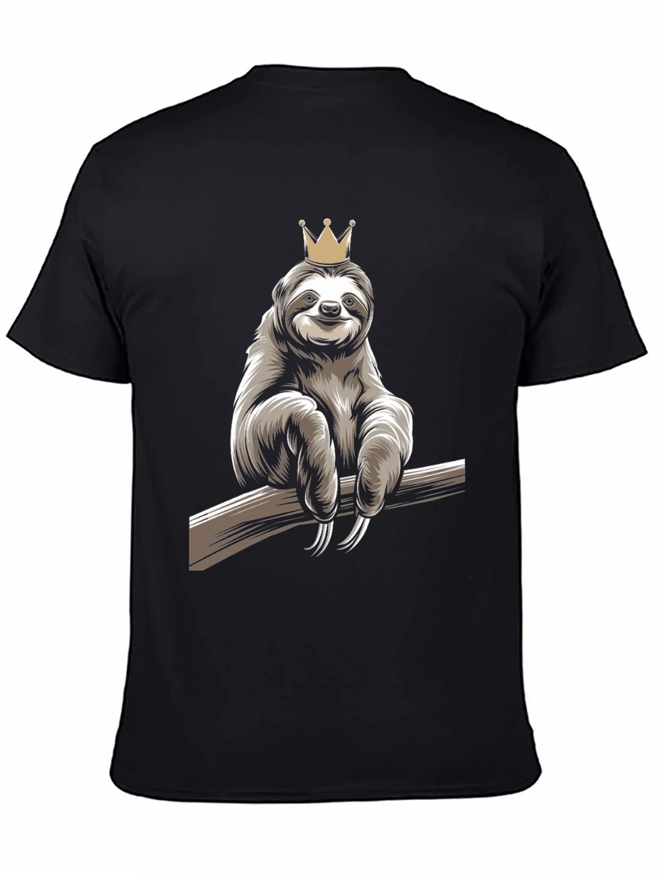 Rebbecca Sloth King Graphic T-Shirt - Relaxed Casual Wear