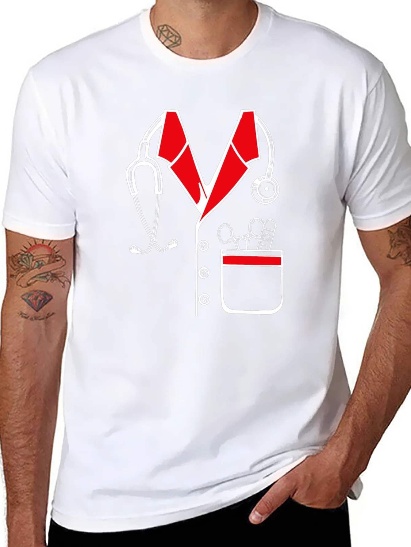Camiseta Dise?o M¨¦dico Estetoscopio Divertida
