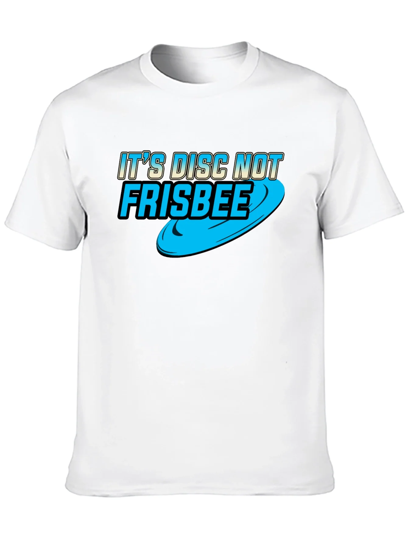 Rebbecca Its Disc Not Frisbee - Black Cotton Tee
