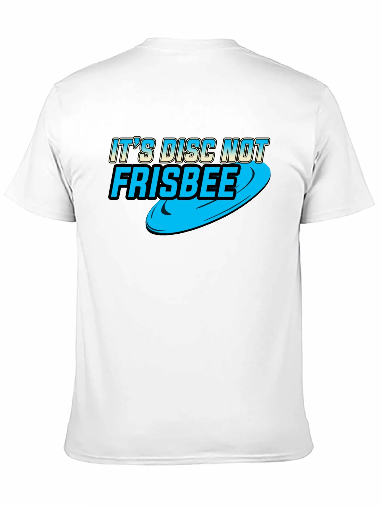 Rebbecca Its Disc Not Frisbee - Black Cotton Tee