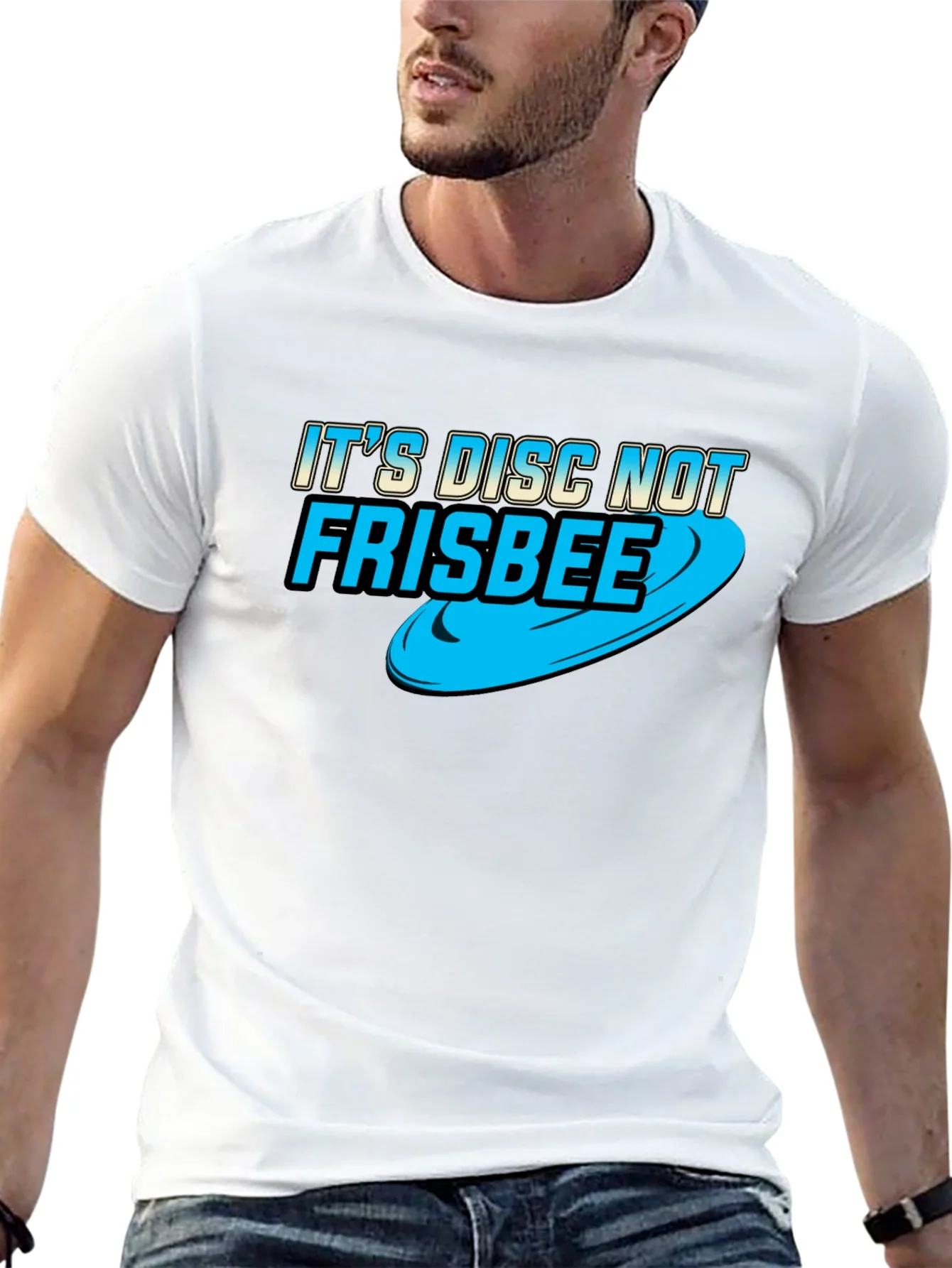 Rebbecca Its Disc Not Frisbee - Black Cotton Tee