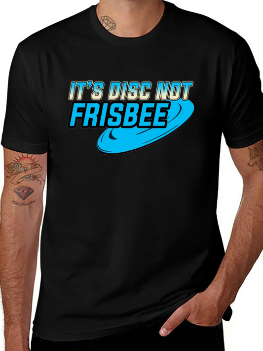 Rebbecca Its Disc Not Frisbee - Black Cotton Tee
