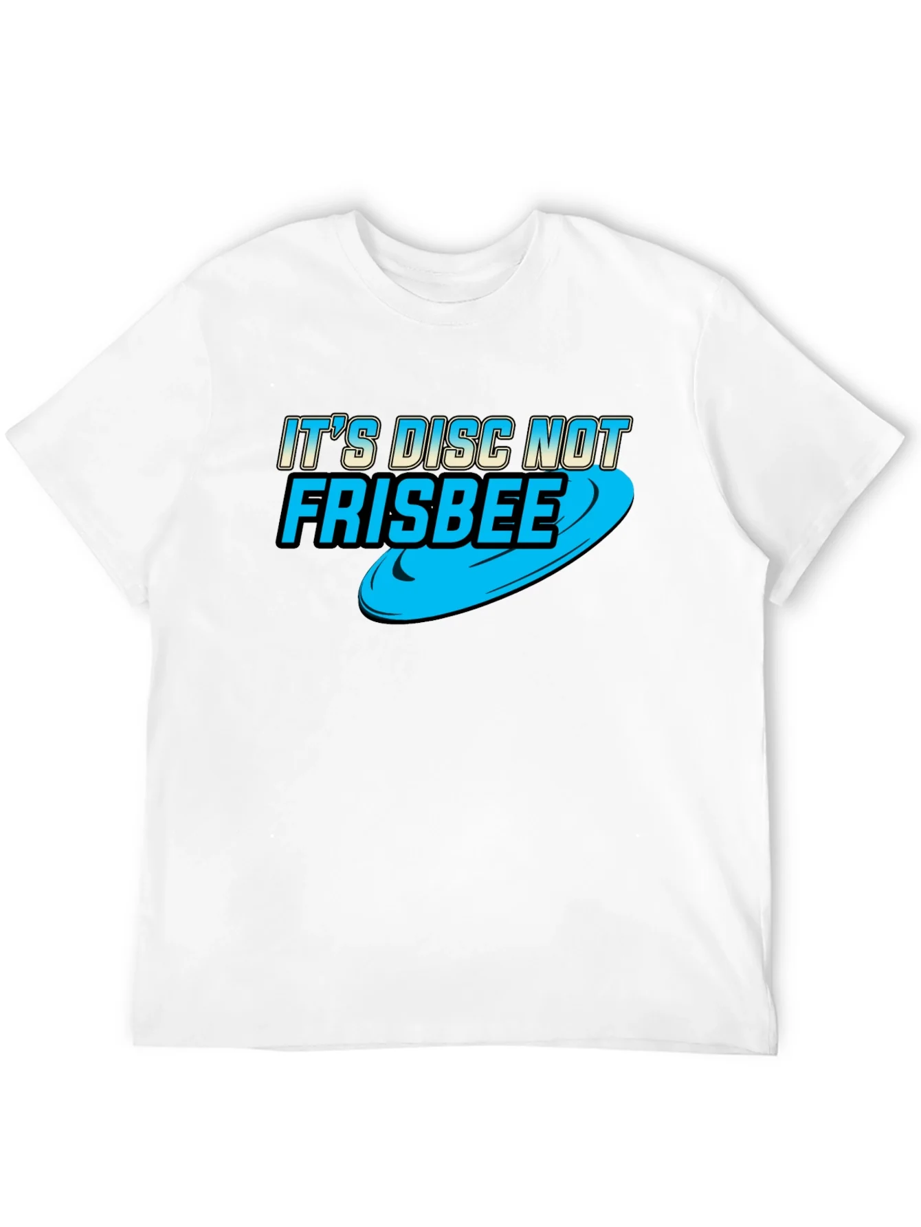Rebbecca Its Disc Not Frisbee - Black Cotton Tee