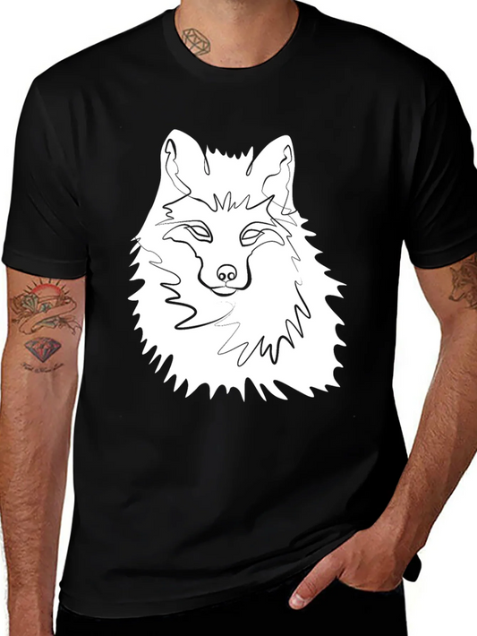 Rebbecca Fox Graphic Tee - Modern Line Art Design