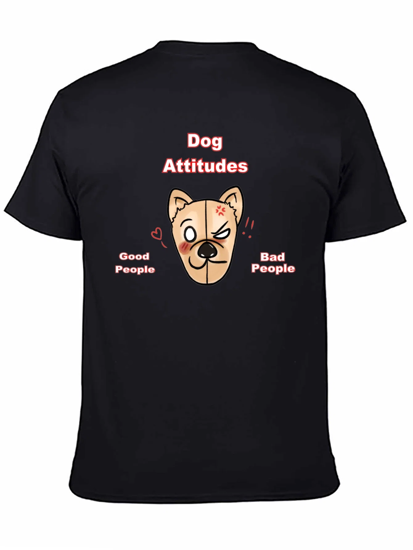 Rebbecca Dog Attitudes Graphic T-Shirt