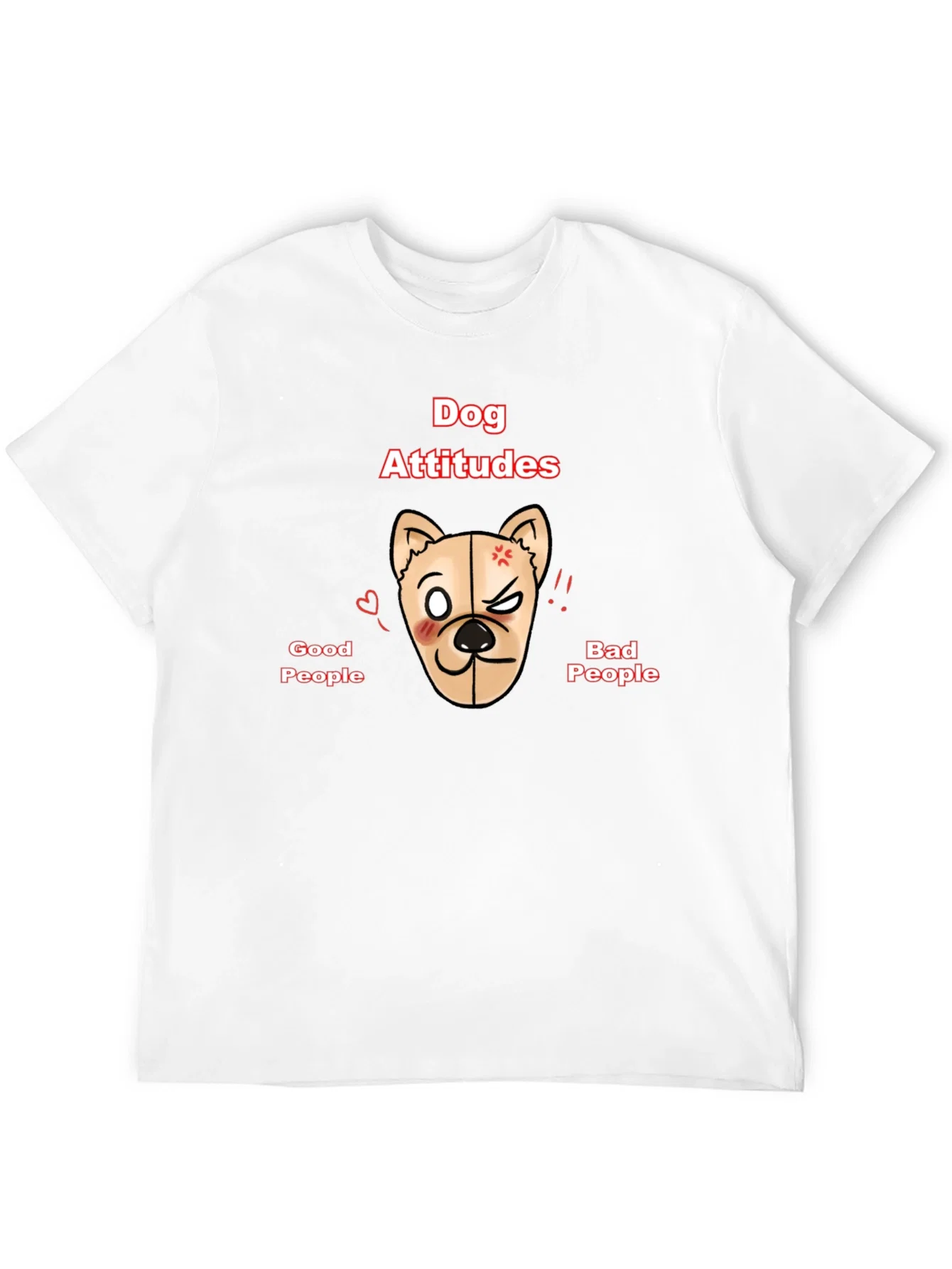 Rebbecca Dog Attitudes Graphic T-Shirt