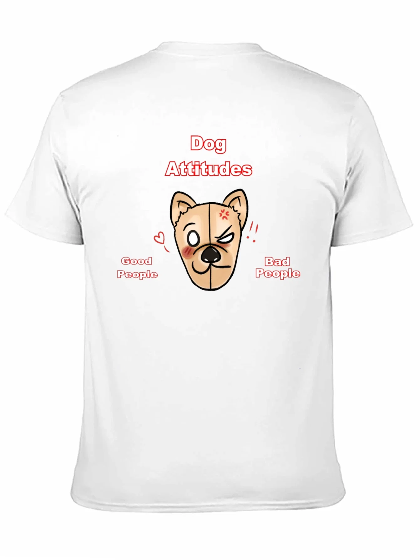 Rebbecca Dog Attitudes Graphic T-Shirt