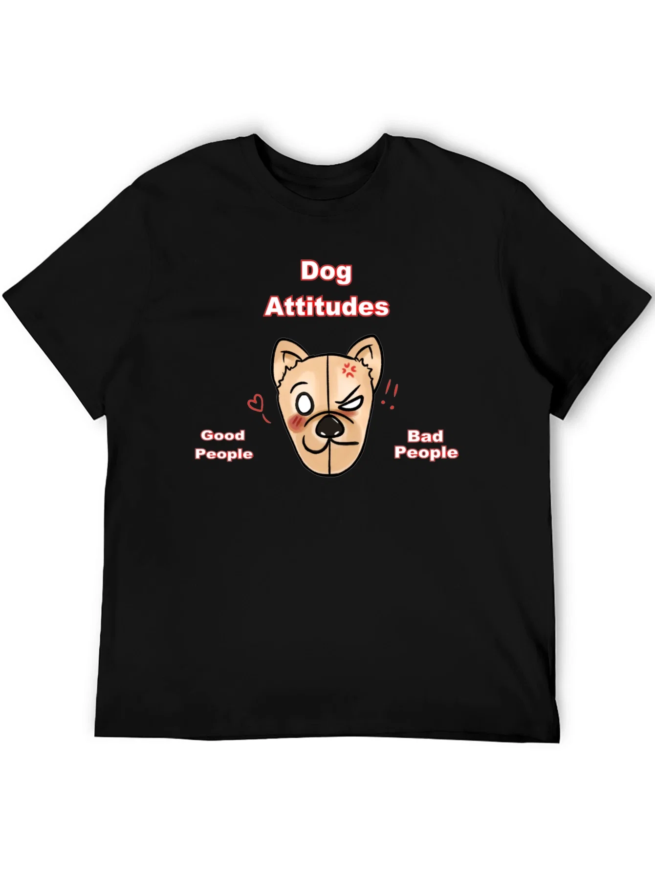 Rebbecca Dog Attitudes Graphic T-Shirt