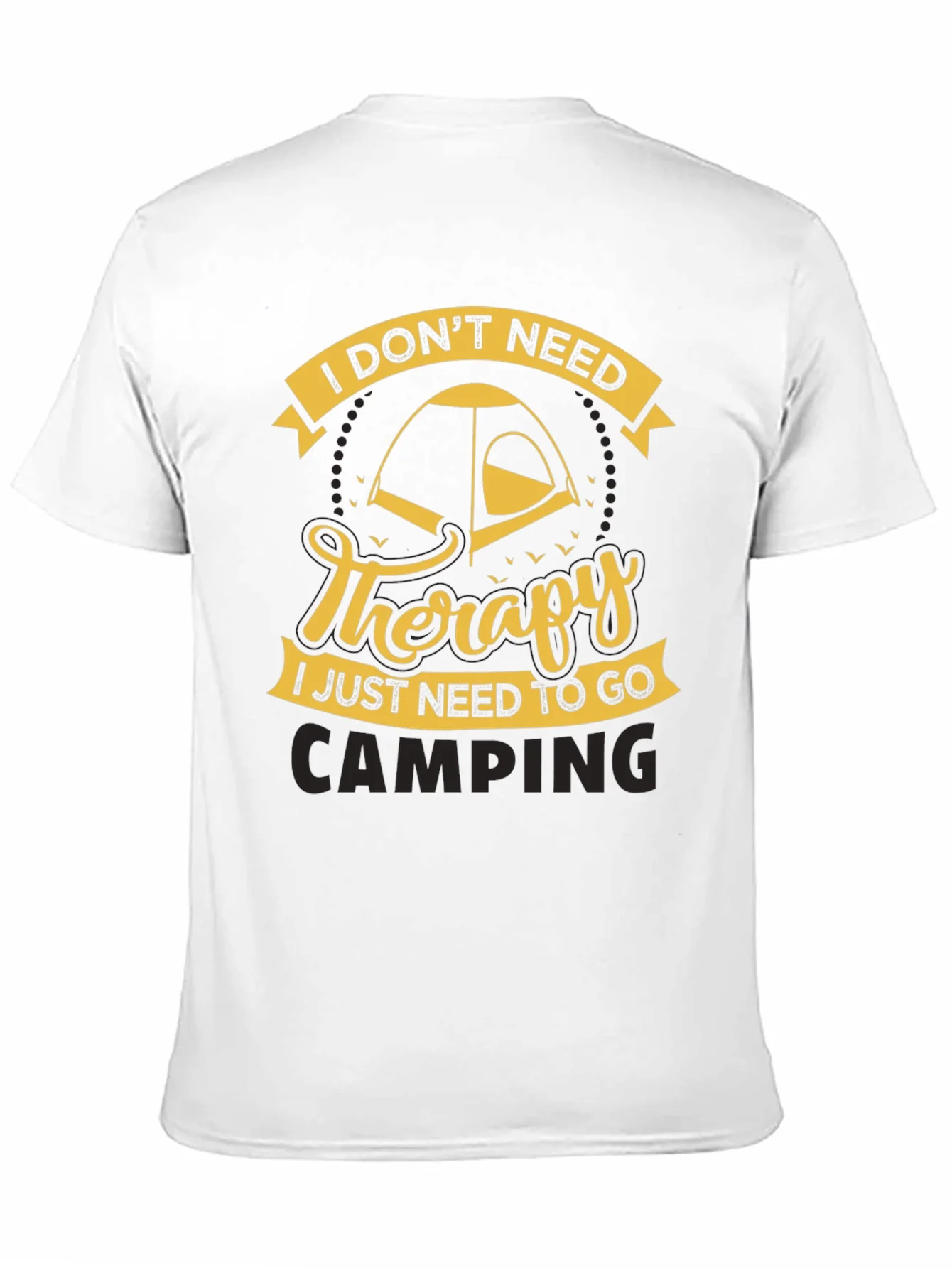 Rebbecca Camping Therapy Black T-Shirt