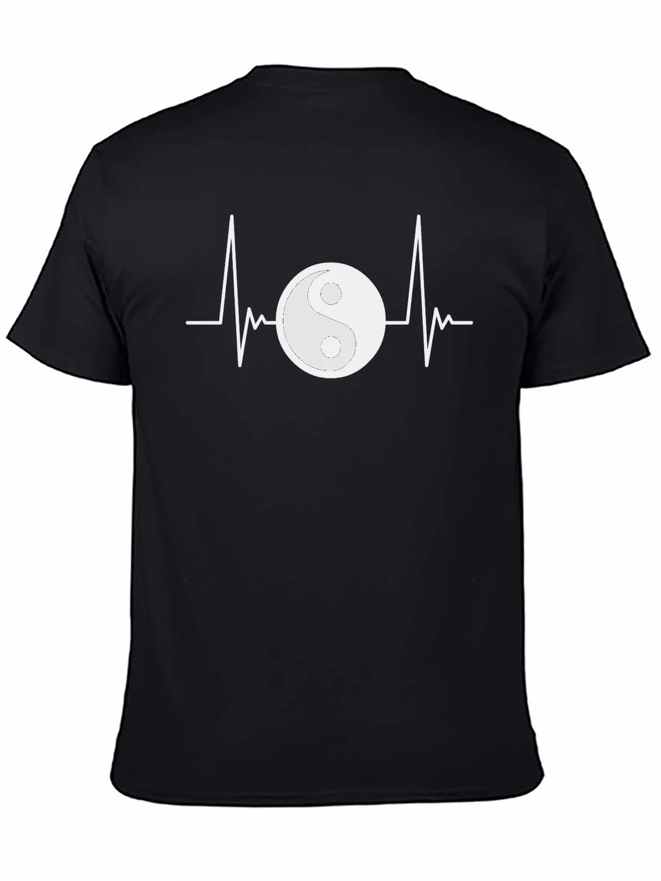 Camiseta Negra Yin Yang Latido