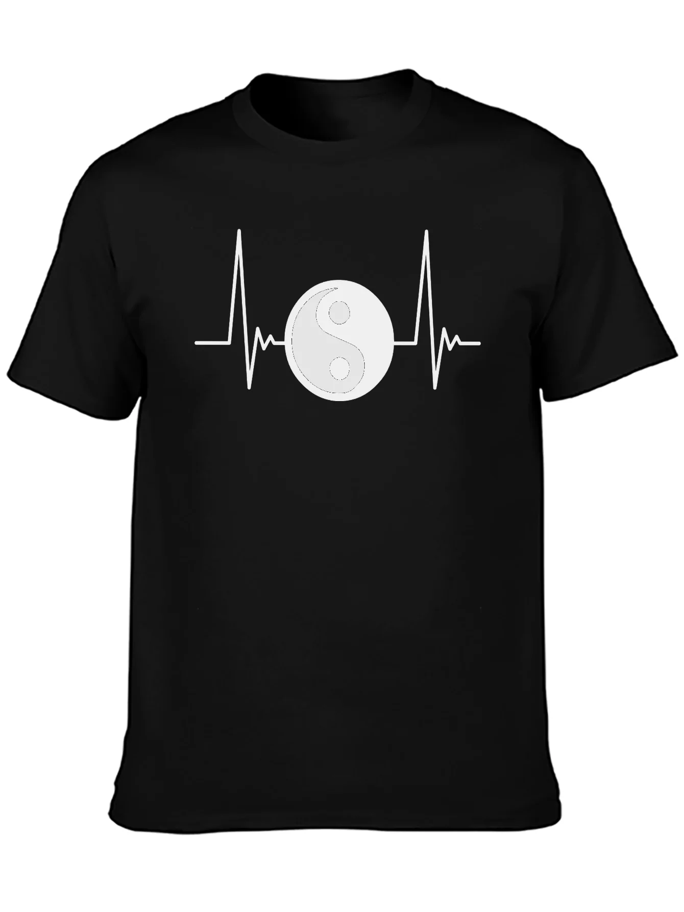 Camiseta Negra Yin Yang Latido