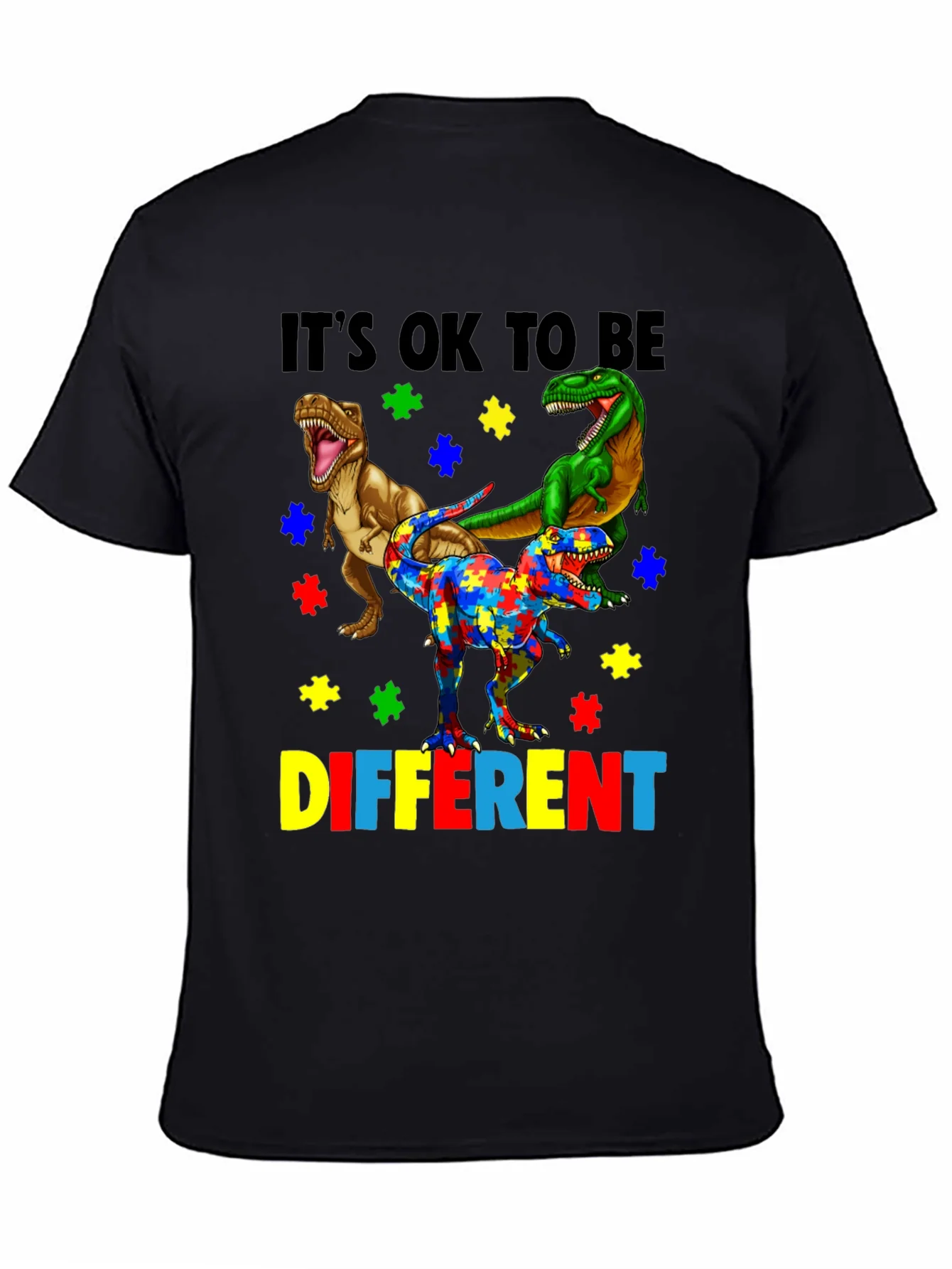 Camiseta Est¨¢ Bien Ser Diferente con Dinosaurios