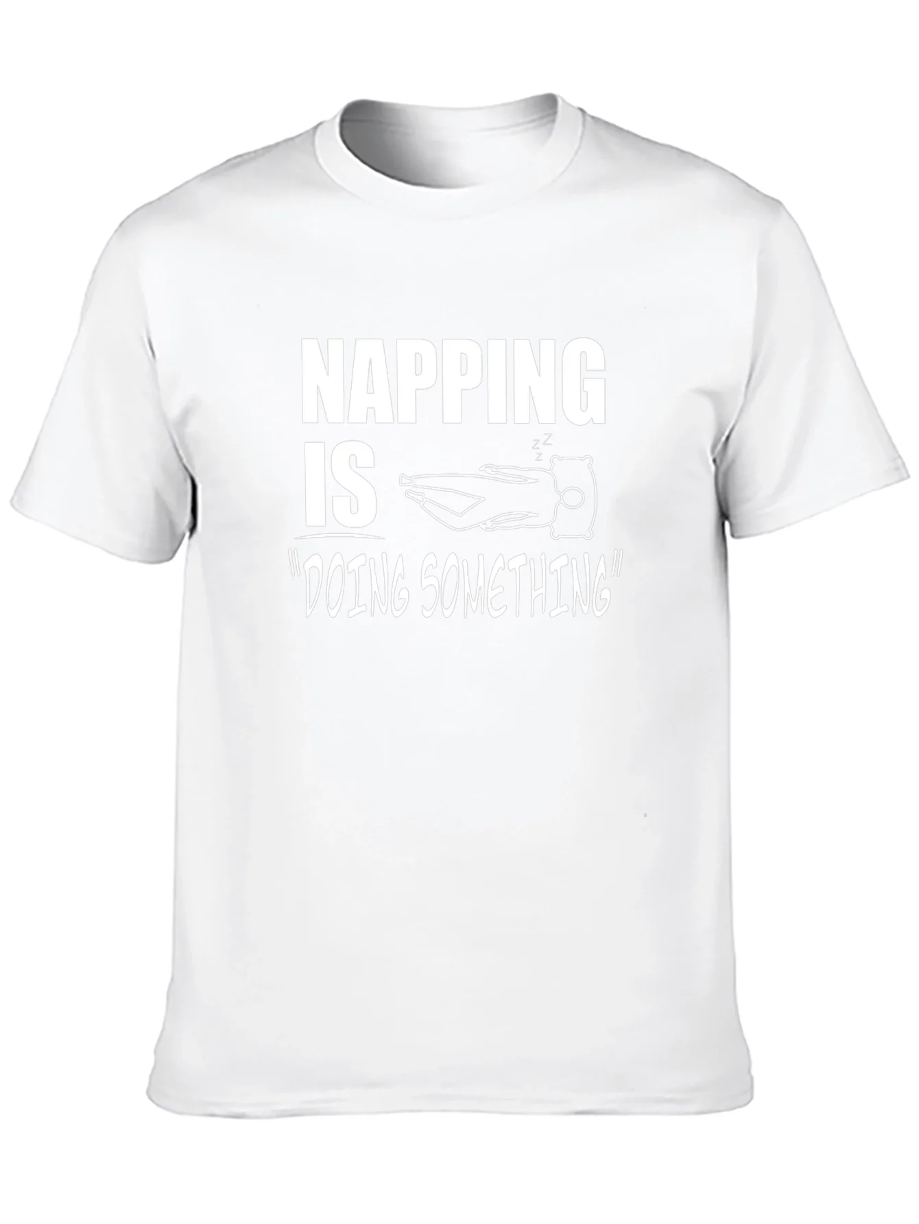Camiseta Negra Napping is Doing Something