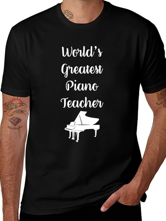 Rebbecca Worlds Greatest Piano Teacher T-Shirt - Music Lover Gift
