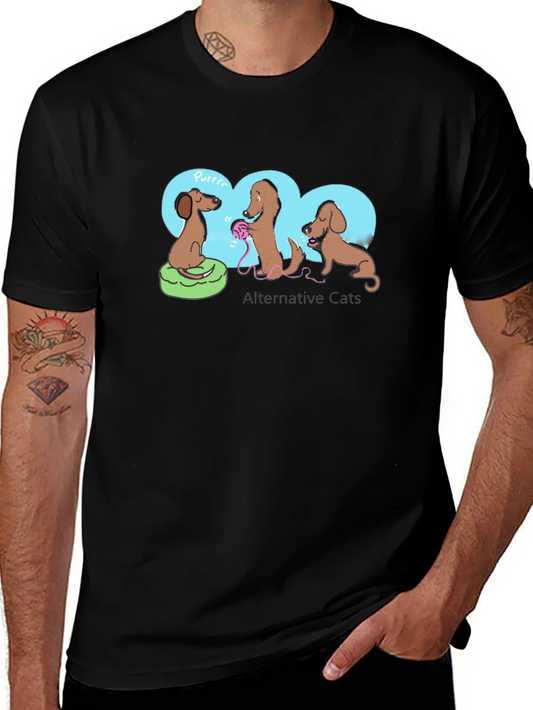 Rebbecca Dachshund Alternative Cats Graphic Tee