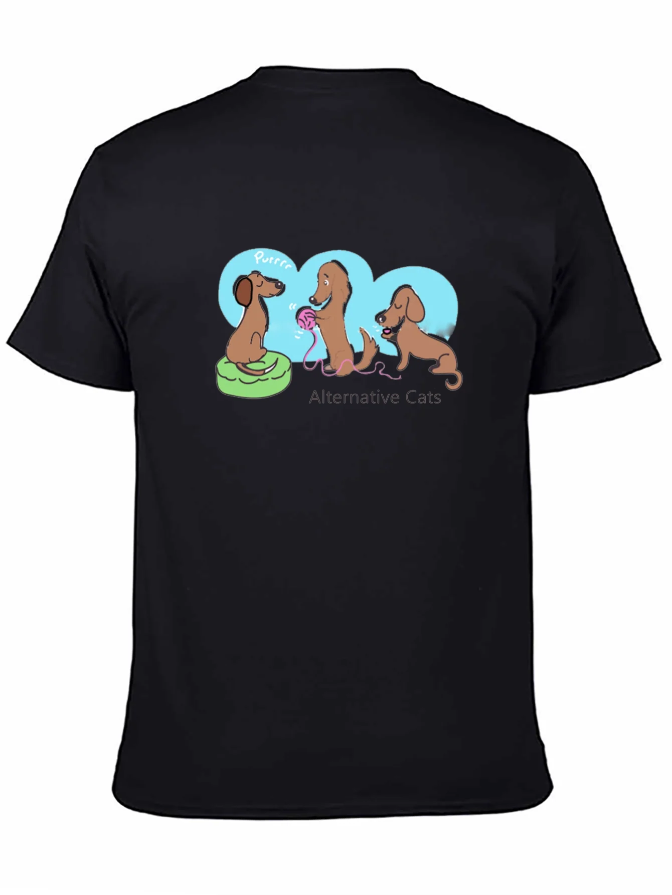 Rebbecca Dachshund Alternative Cats Graphic Tee