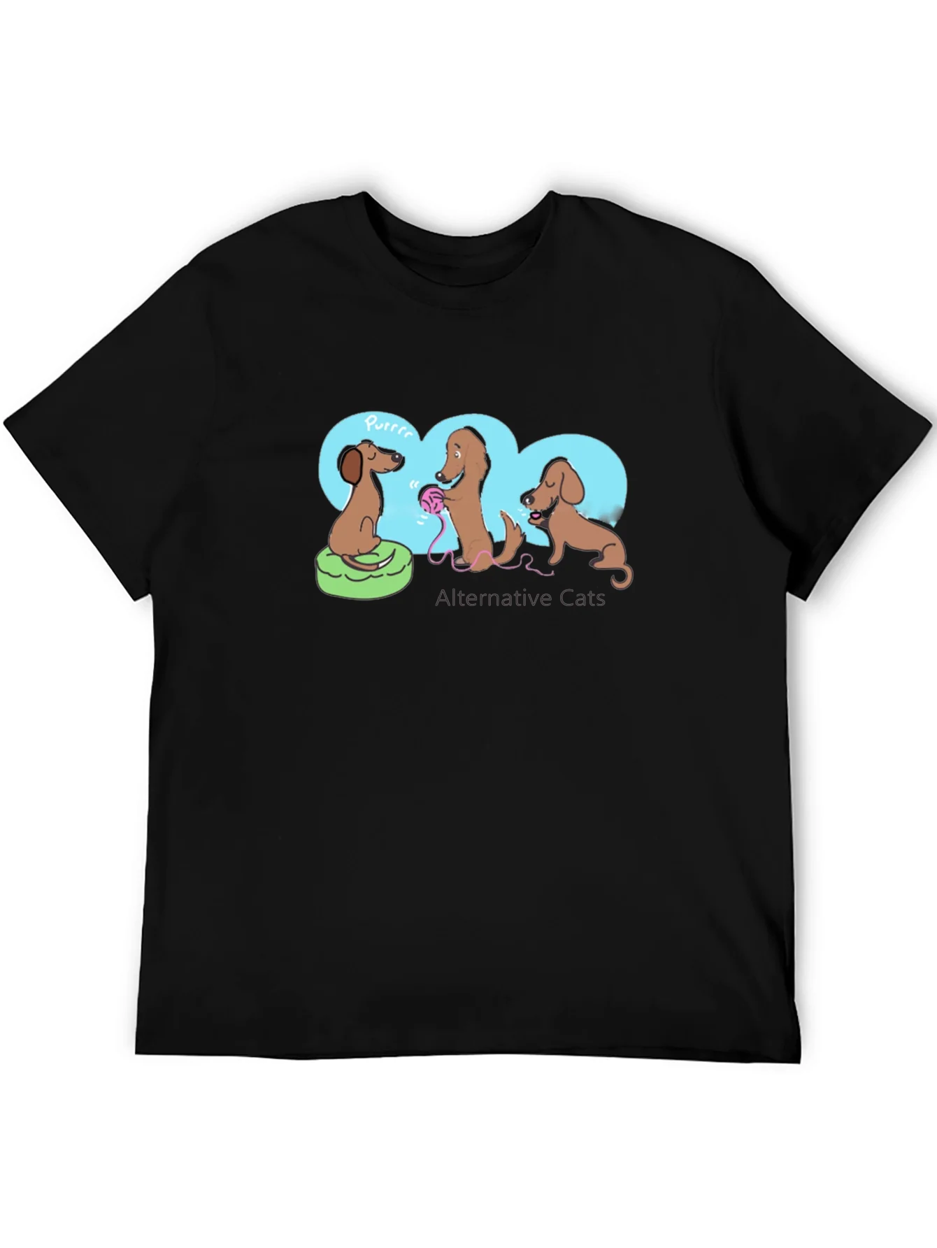 Rebbecca Dachshund Alternative Cats Graphic Tee