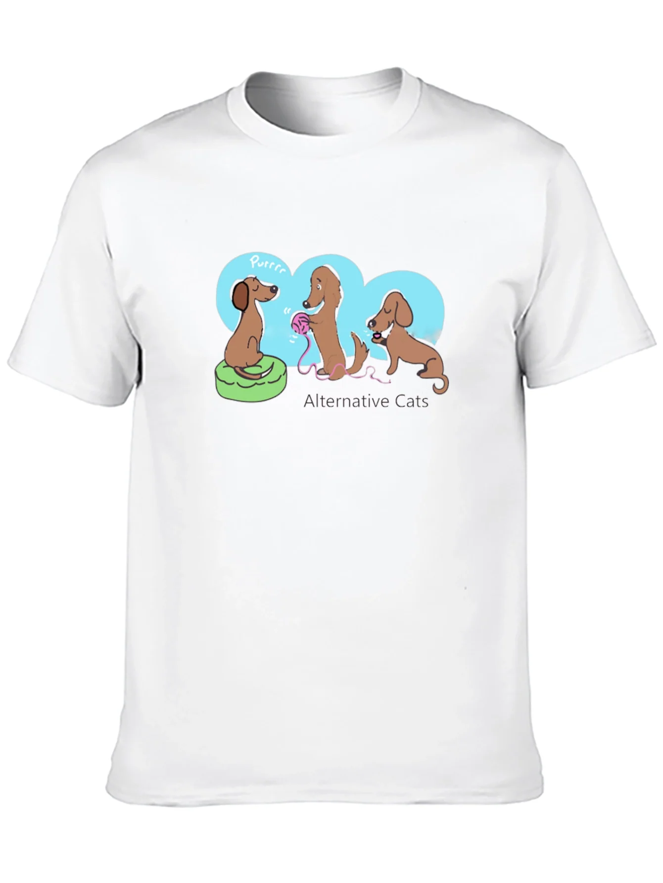 Rebbecca Dachshund Alternative Cats Graphic Tee