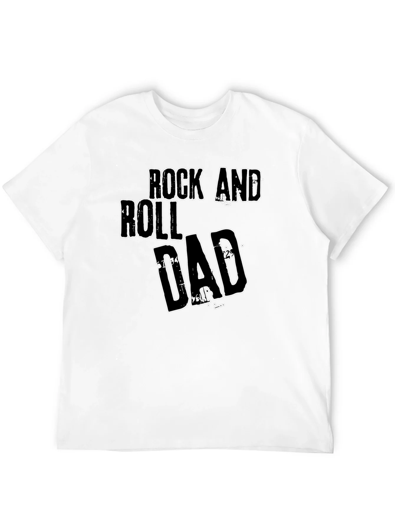 Camiseta Negra Rock and Roll Dad