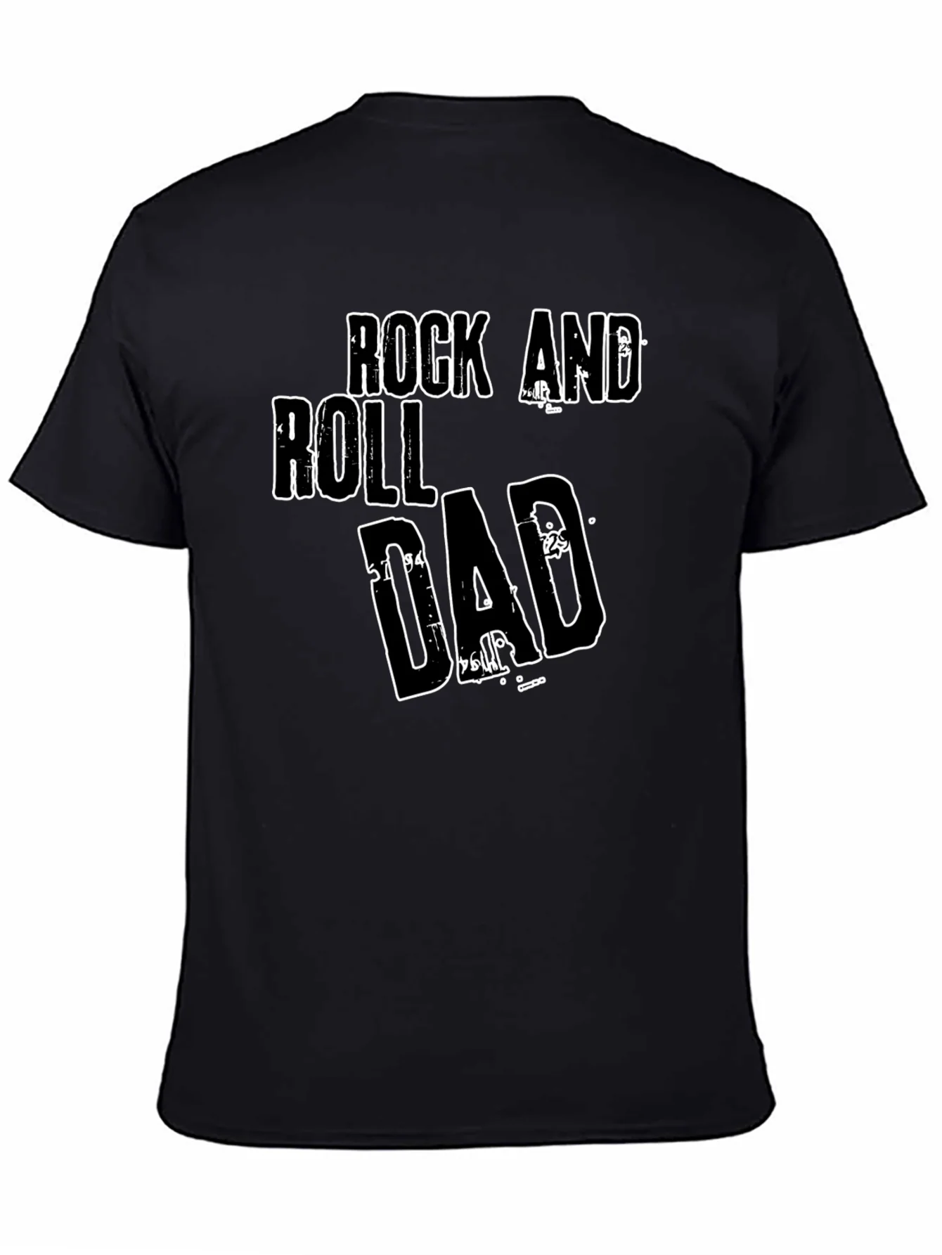 Camiseta Negra Rock and Roll Dad