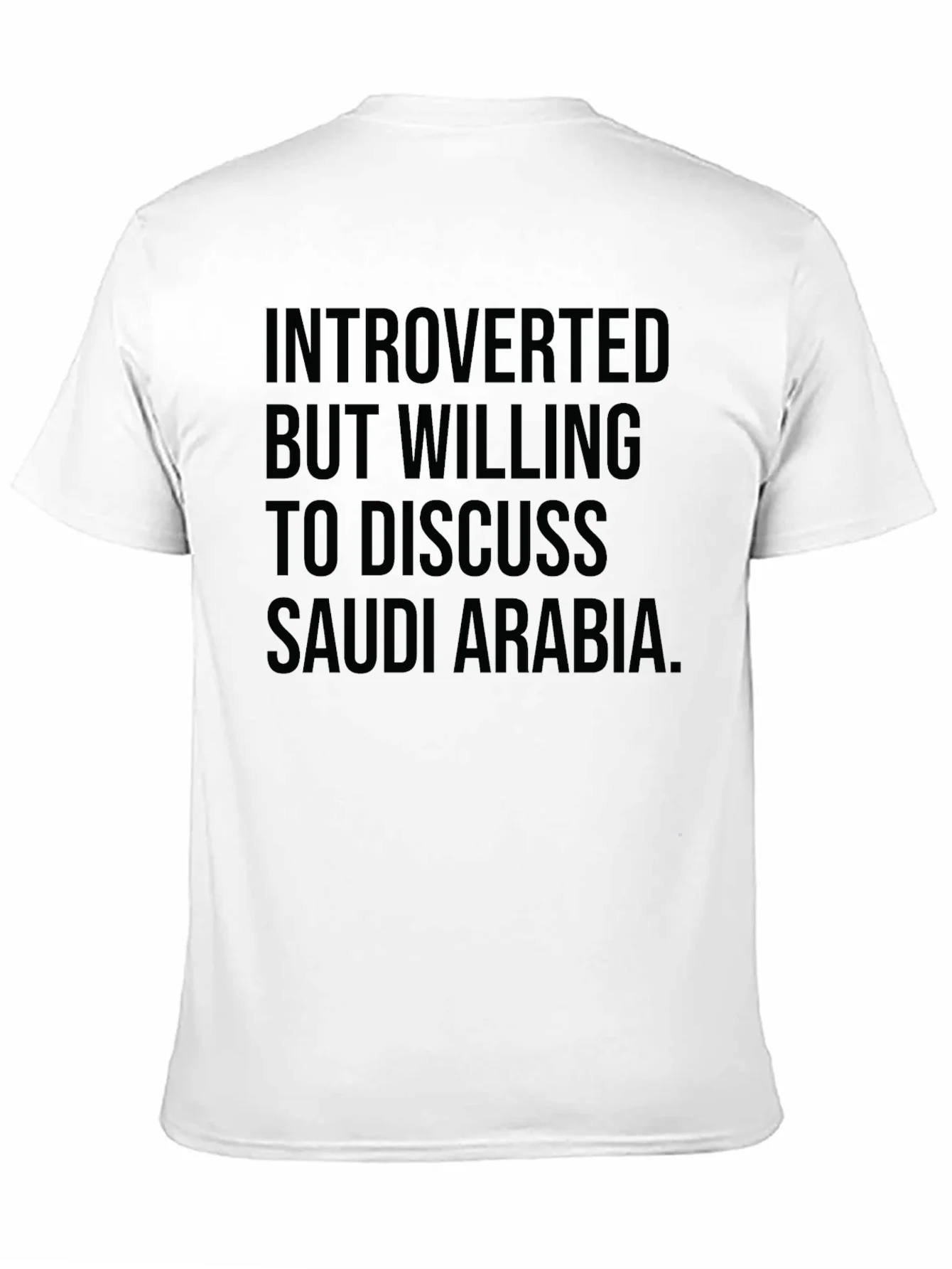 Rebbecca Introverted Saudi Arabia Discussion T-Shirt