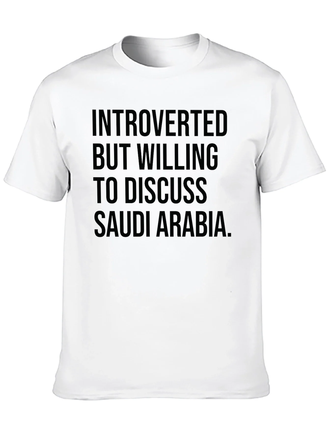 Rebbecca Introverted Saudi Arabia Discussion T-Shirt