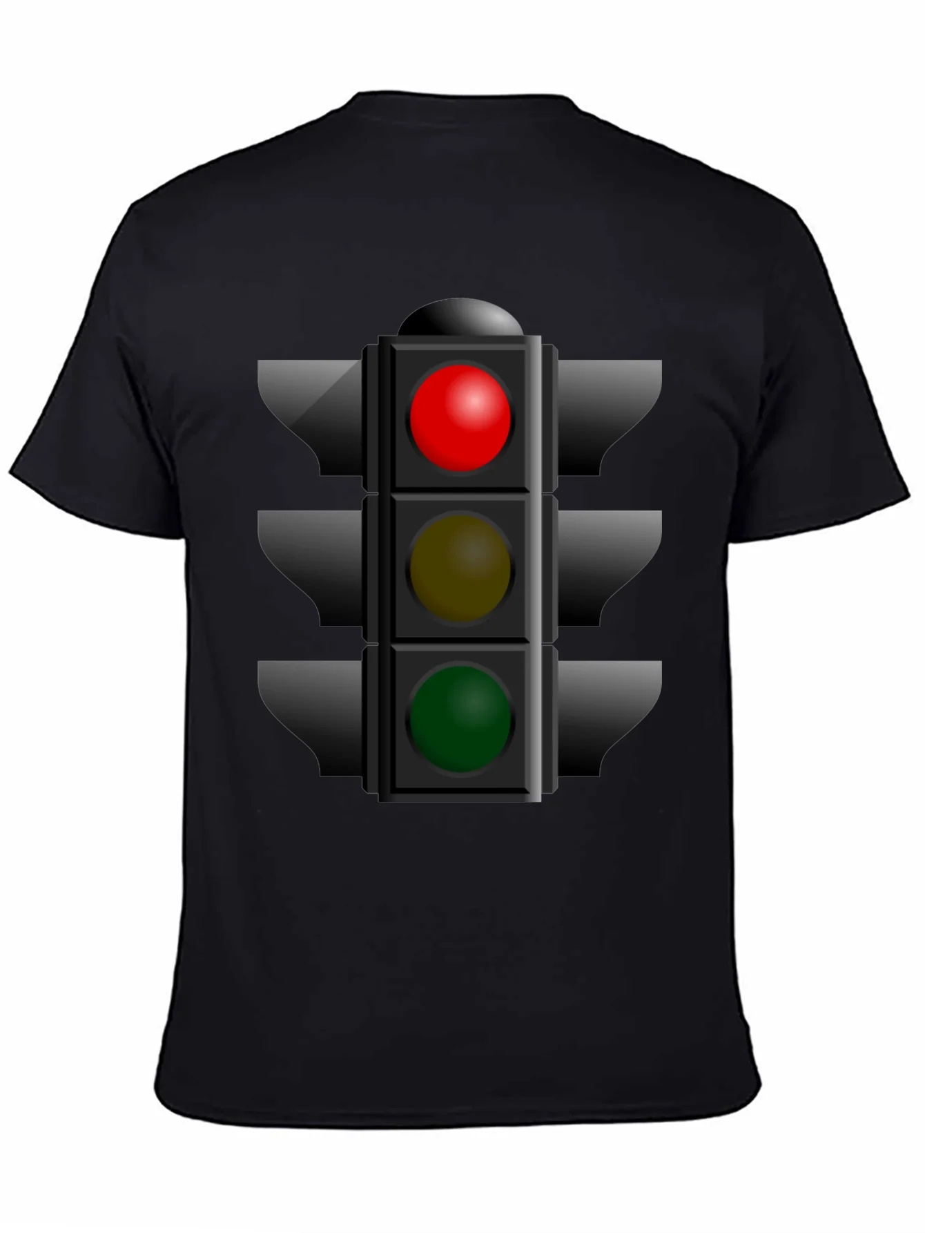 Rebbecca Traffic Light Graphic Tee - Novelty Stoplight Shirt