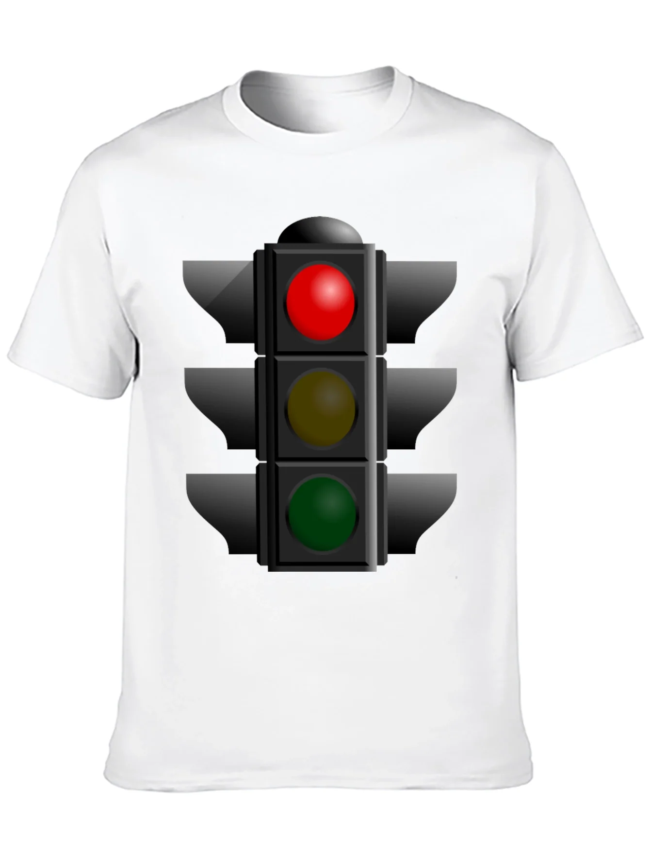 Rebbecca Traffic Light Graphic Tee - Novelty Stoplight Shirt