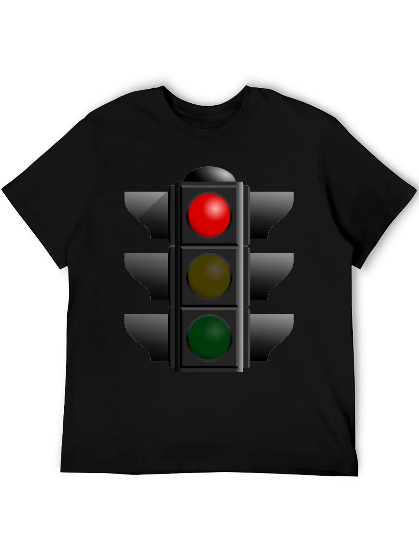 Rebbecca Traffic Light Graphic Tee - Novelty Stoplight Shirt