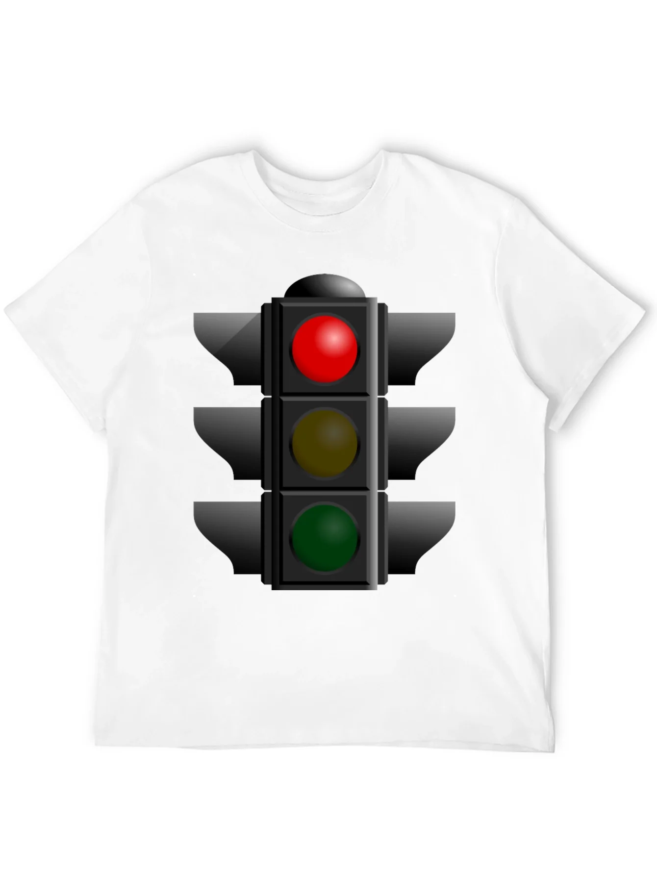 Rebbecca Traffic Light Graphic Tee - Novelty Stoplight Shirt