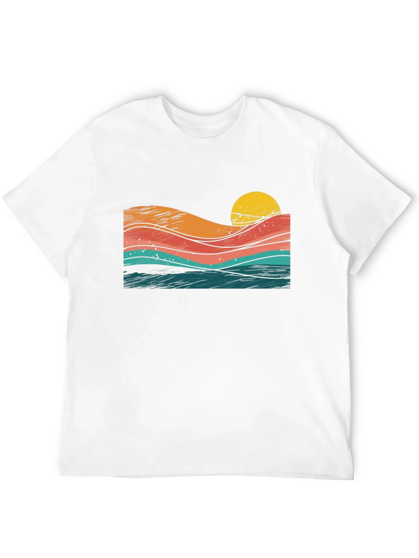 Rebbecca Sunset Waves Graphic Tee