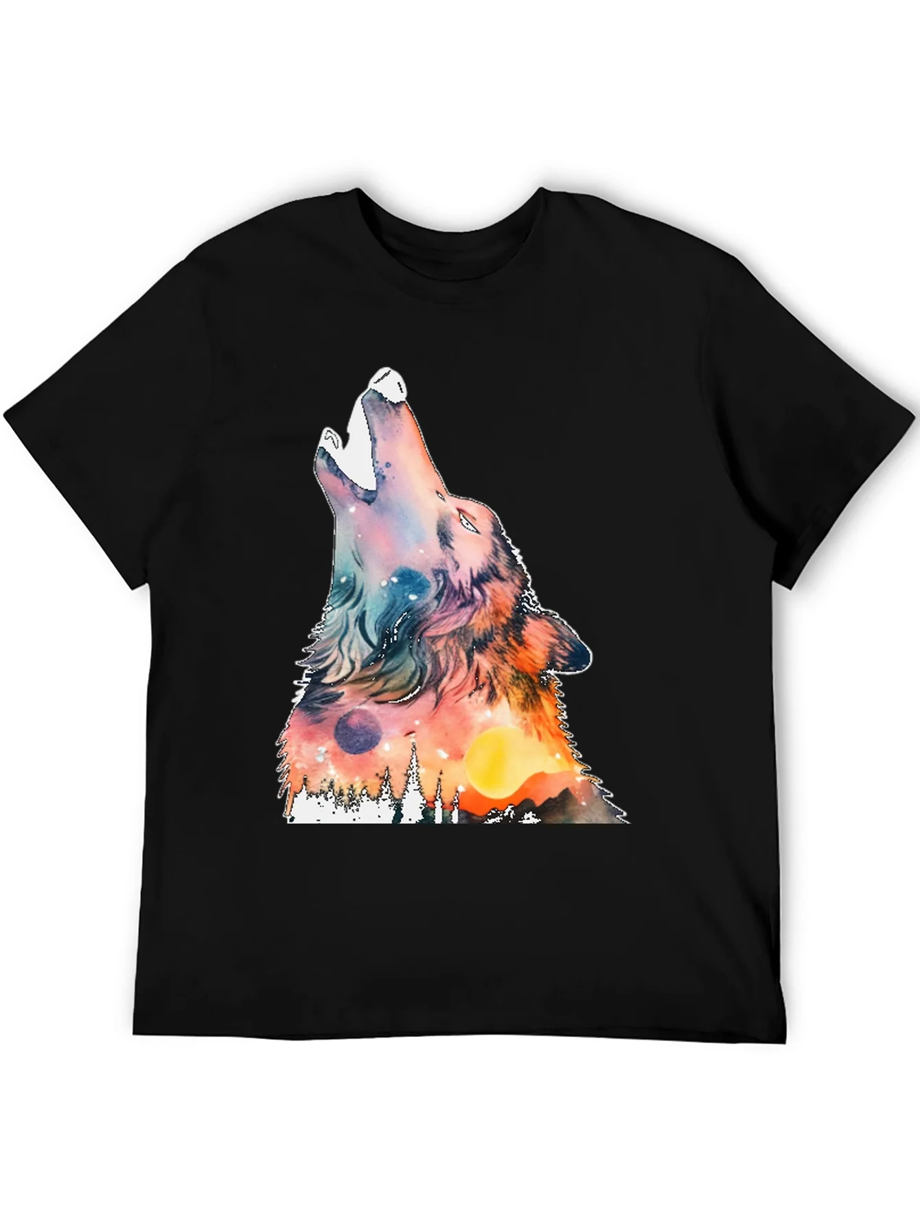 Rebbecca Wolf Howling Graphic Print Tee