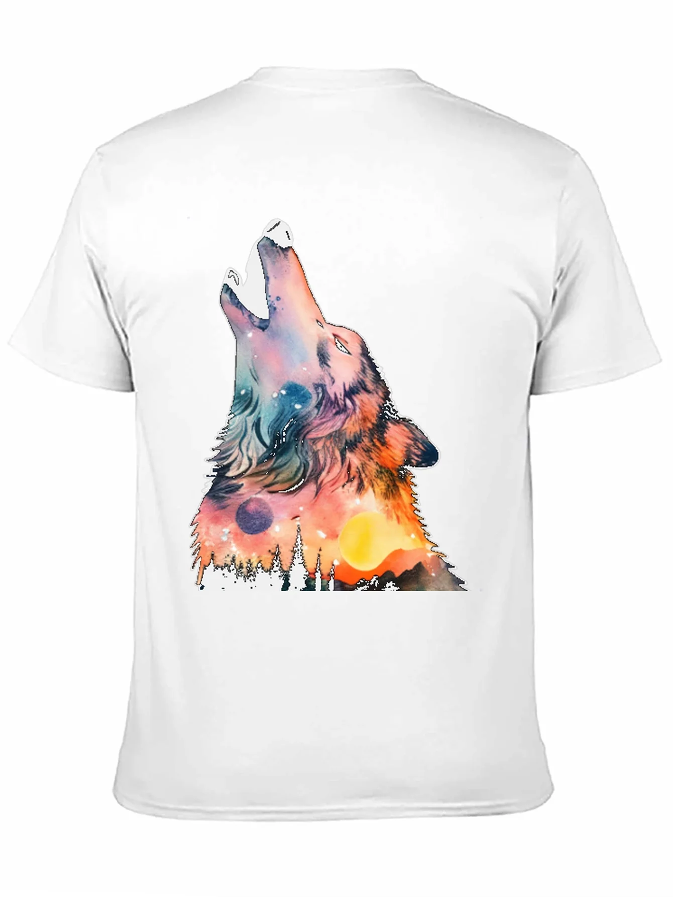 Rebbecca Wolf Howling Graphic Print Tee