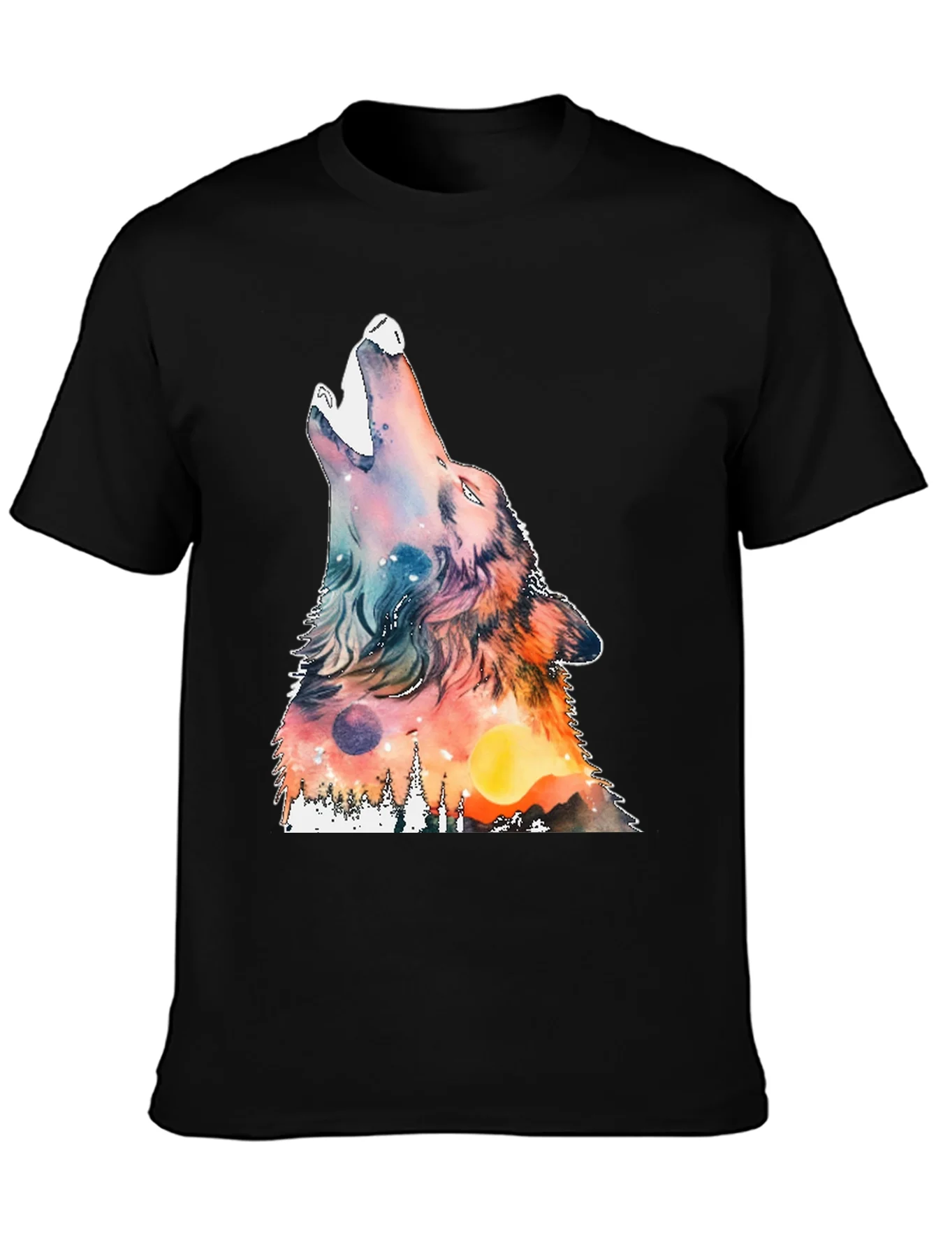 Rebbecca Wolf Howling Graphic Print Tee
