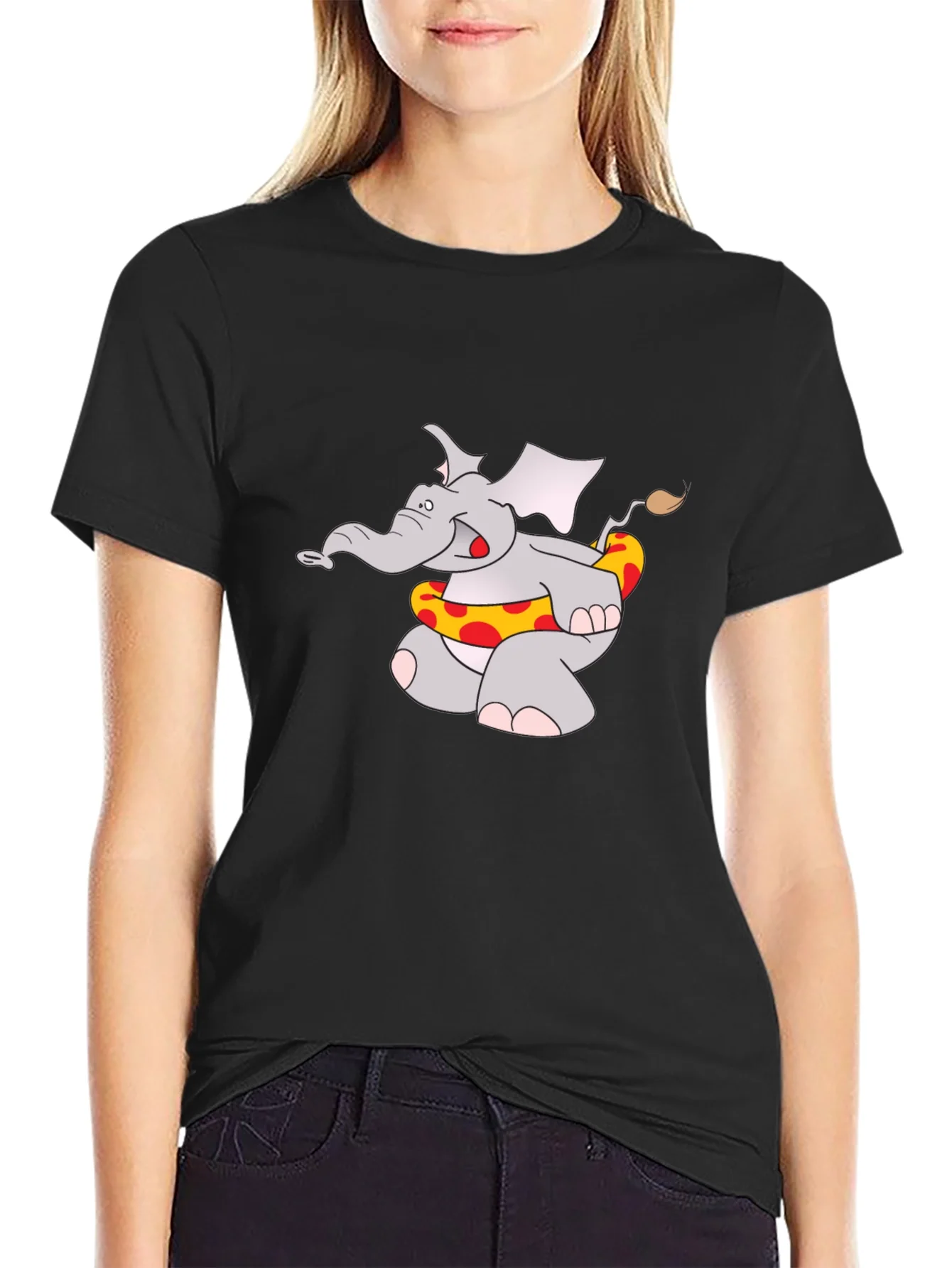 Rebbecca Elephant with Float T-Shirt