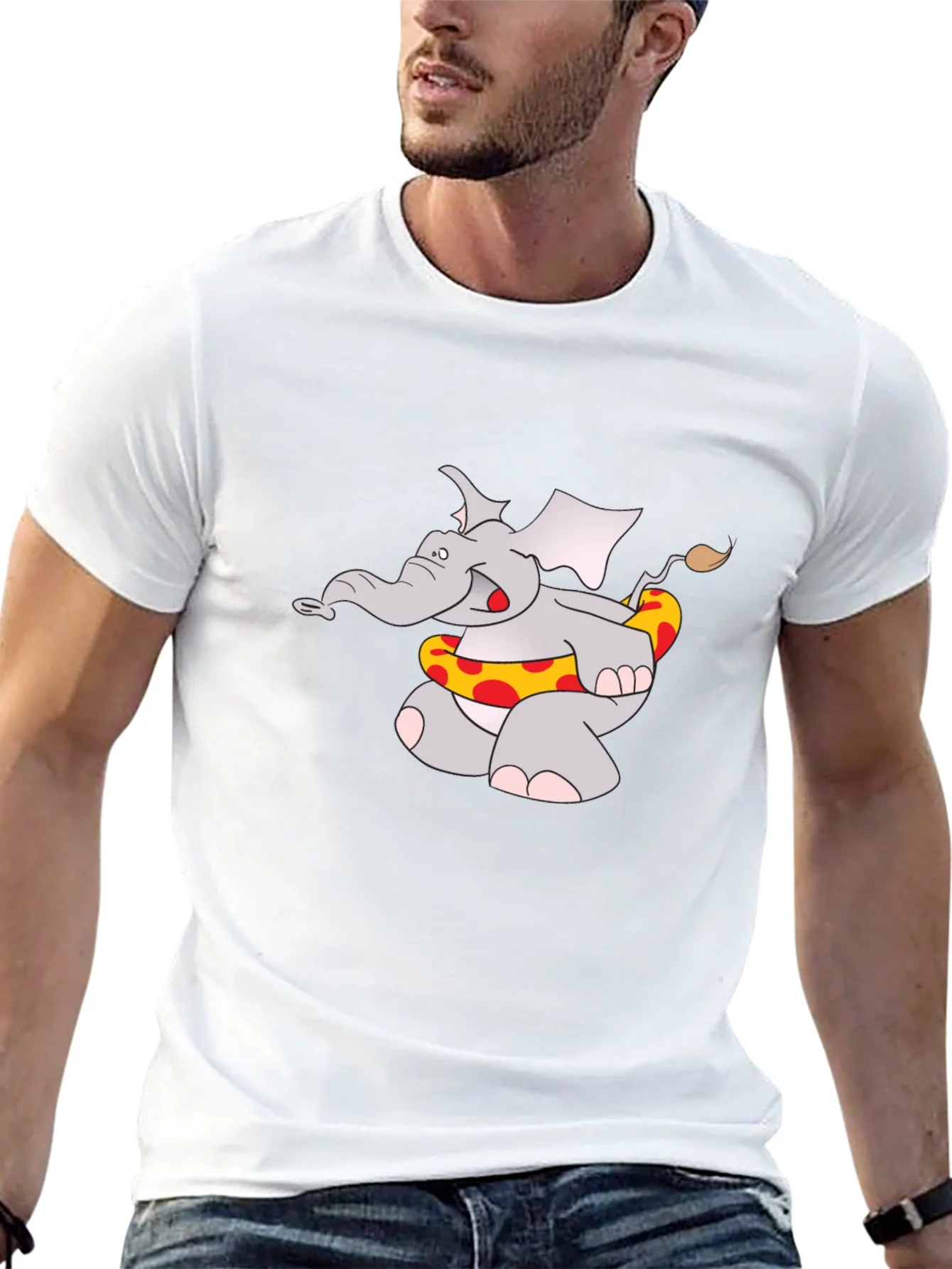 Rebbecca Elephant with Float T-Shirt
