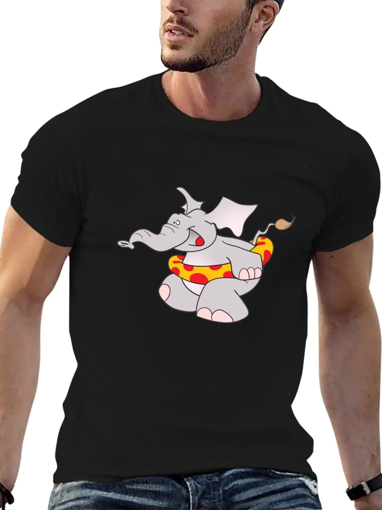 Rebbecca Elephant with Float T-Shirt