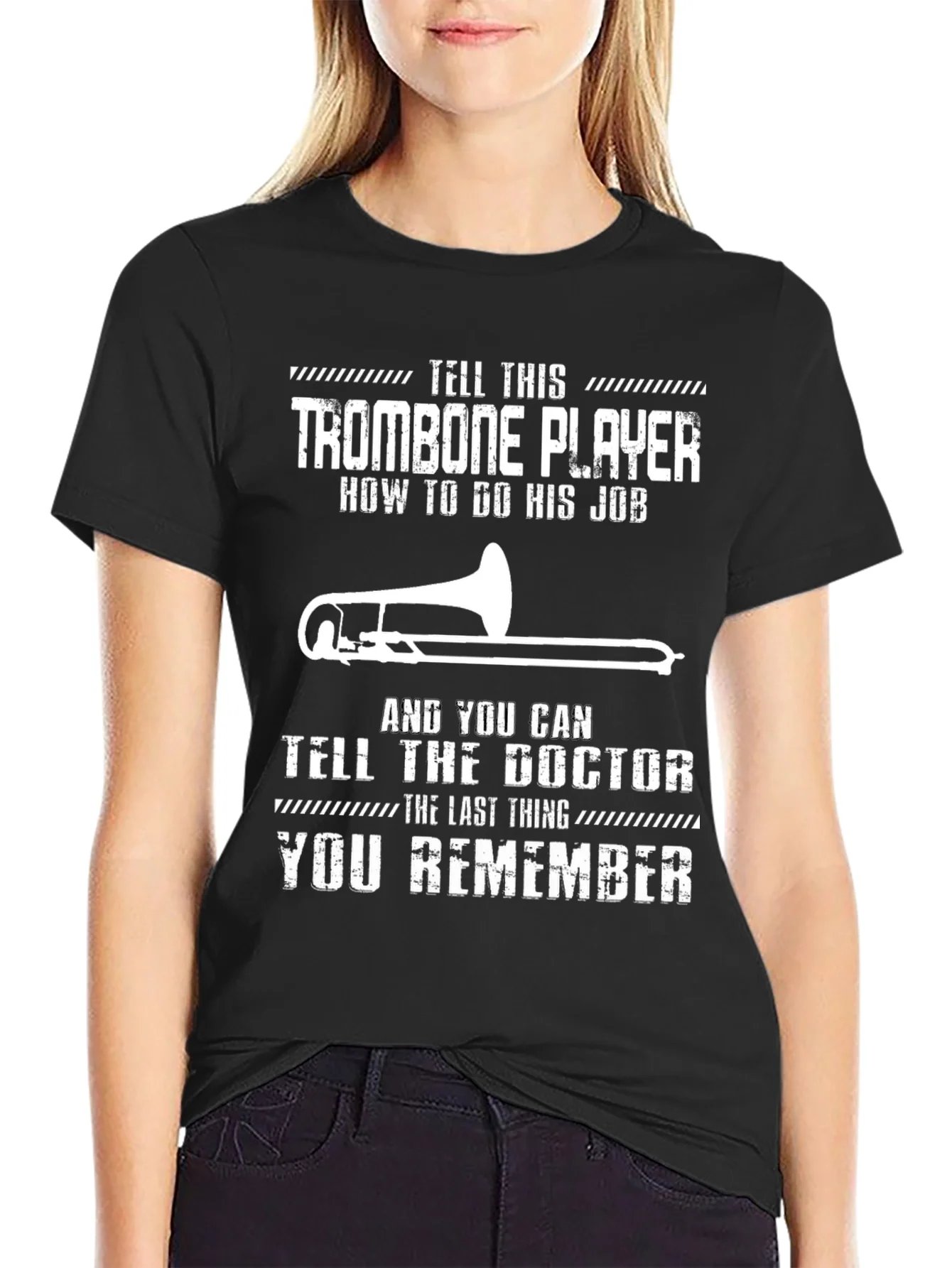 Camiseta Negra Trombonista