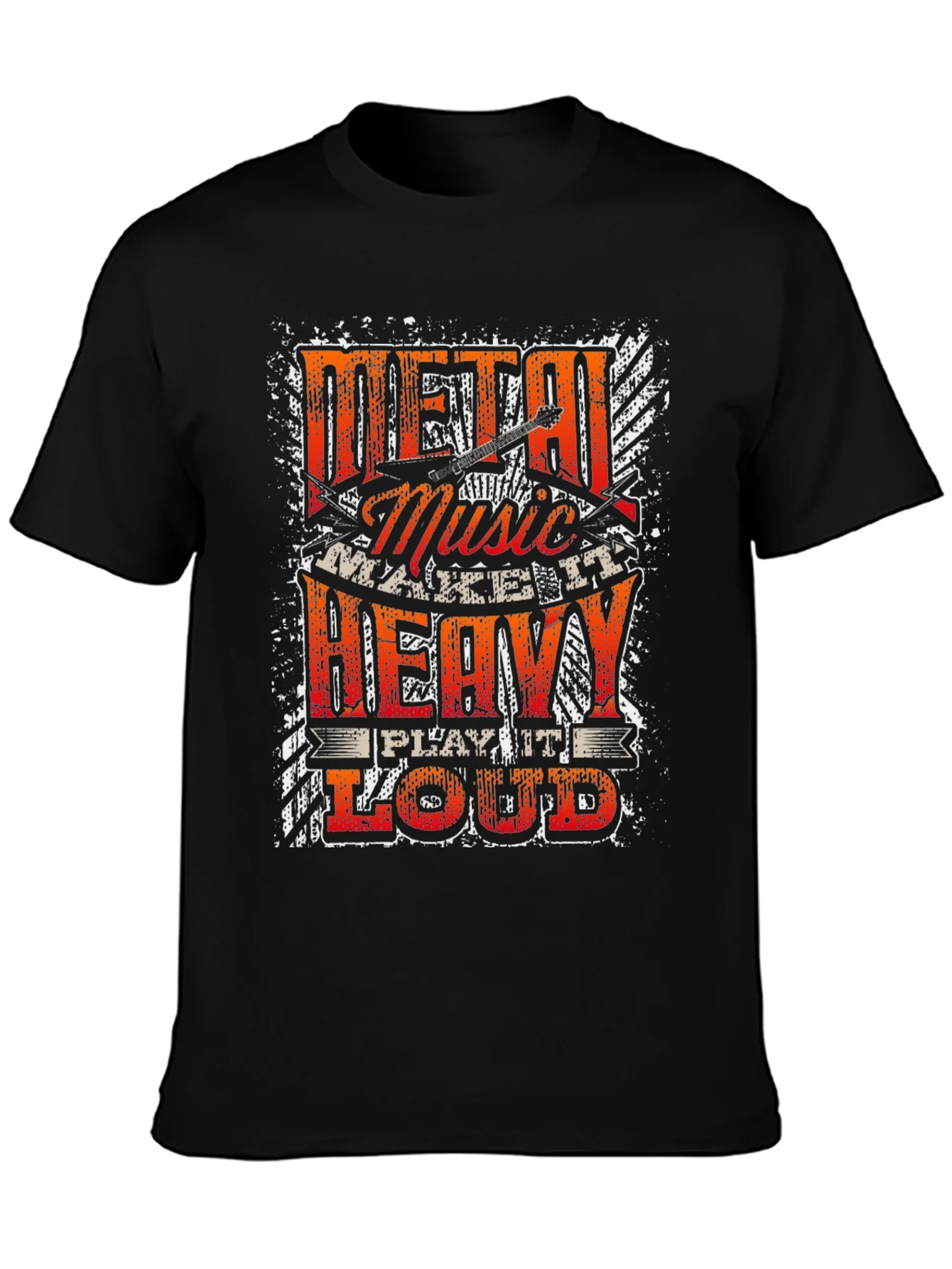 Camiseta Metal Music - Hazlo Pesado Toca Fuerte