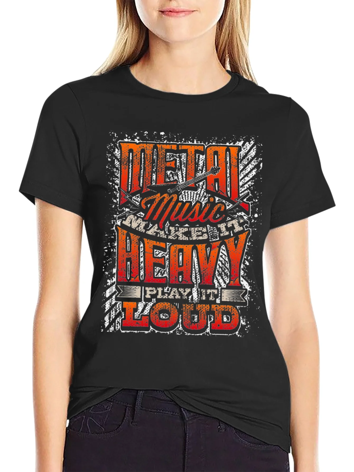 Camiseta Metal Music - Hazlo Pesado Toca Fuerte